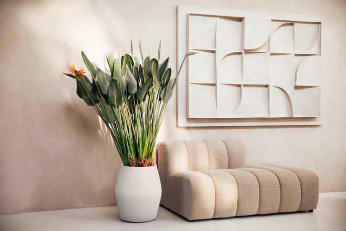 june split high 46cm blanc lin